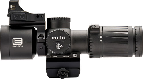 EOTECH Vudu 4-12x36 FFP Rifle Scope (MR5 MRAD) with EFLX/Integrated Mount