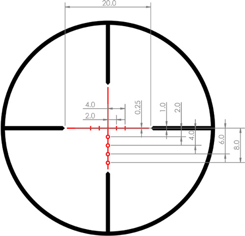 EOTech Vudu X 2-12x40 SFP BD1 Rifle Scope