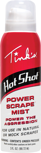 Tink's W5336 Hot Shot Power Scrape Mist 3 oz Deer Scent Aerosol