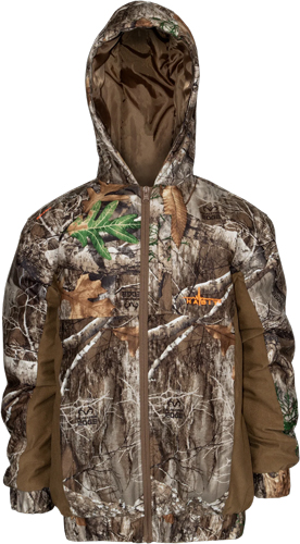 Habit WJ663 Youth Insulated Waterproof Bomber Jacket Realtree Edge Camo
