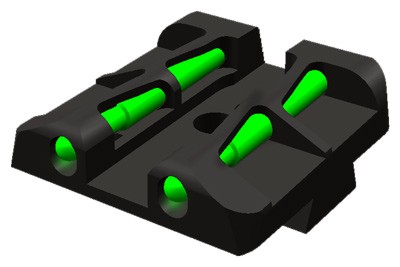 HiViz XDLW11 LITEWAVE Rear Sight for Springfield Armory XD/XD-M