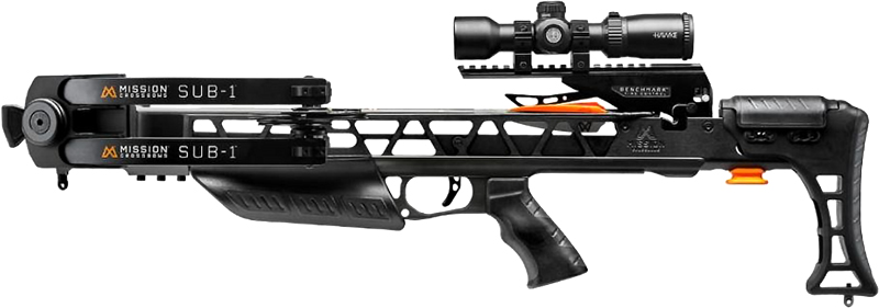 Mission Archery Crossbow Sub-1 Package 385Fps Black XK031