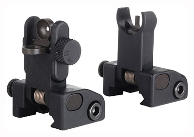 YHM QDS Sight SET Hooded - Front and REAR Quick Deploy