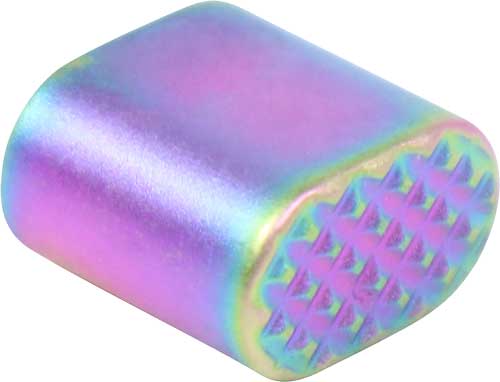 GUNTEC AR15 EXTENDED MAG BUTTON RAINBOW PVD COATED