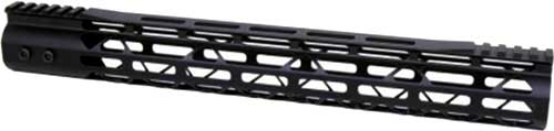Guntec GT-15MLK AR-15 15" M-LOK Freefloat Handguard Black Aluminum