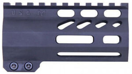 Guntec GT-4ALC AR-15 4" Air-LOK M-LOK Handguard, Anodized Black