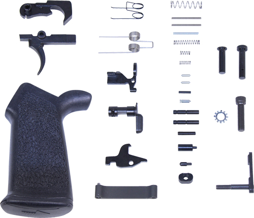 Guntec LPK-GRIP-308 AR10 Lower Parts Kit with Ergonomic Grip
