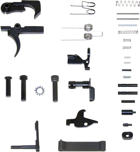 Guntec LPK AR-15 Lower Parts Kit Without Pistol Grip Mil-Spec US Made