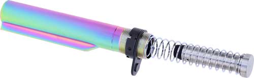 Guntec USA Ar15 Buffer Tube With & Spring Rainbow Pvd! MILTUBESETMRPVD