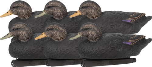 Zink Floater Decoys Black Duck 6 Pack ZNK-ZNKDYBLK - Zink Calls
