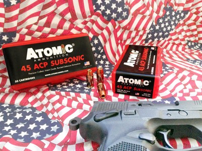 ATOMIC 45 ACP 250GR SUBSONIC