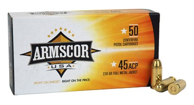 ARMSCOR .45 ACP FMJ 230 Grain (50 Rounds)
