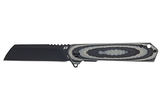 SCHRADE KNIFE LATERAL FOLDER 3.25" AUS-10 BLACK/GREY LAM