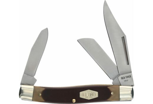 OLD TIMER KNIFE SENIOR 3-BLADE 3" S/S DELRIN