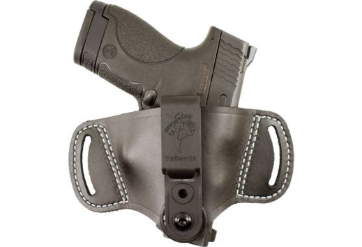 DESANTIS OUTBACK HOLSTER AMBI IWB/OWB LEATHER SMALL AUTOS BL