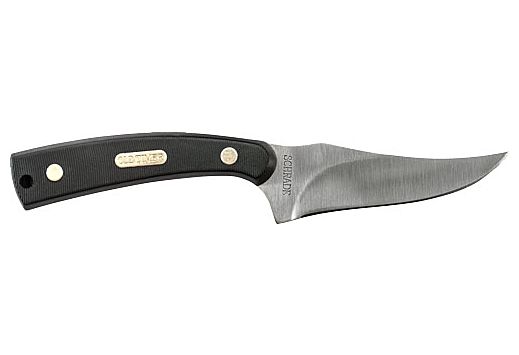 OLD TIMER KNIFE SHARPFINGER 3.3" FIXED SS DELRIN W/SHEATH