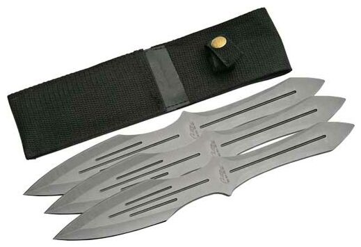 SZCO RITE EDGE 10" PRO THROWER KNIFE 3PC SET W/SHEATH