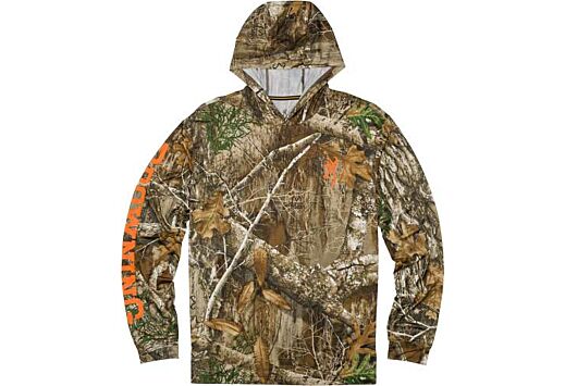 BROWNING HOODED L-SLEEVE TECH T-SHIRT REALTREE EDGE LARGE