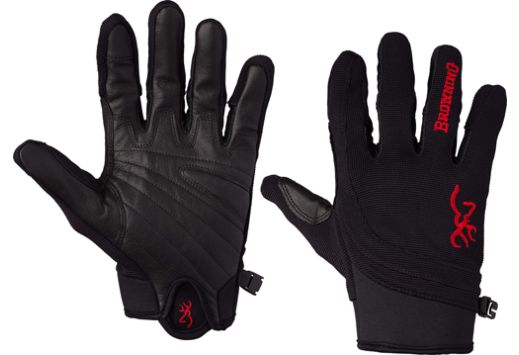 BROWNING ACE SHOOTING GLOVES X-LARGE BLACK/RED TRIM