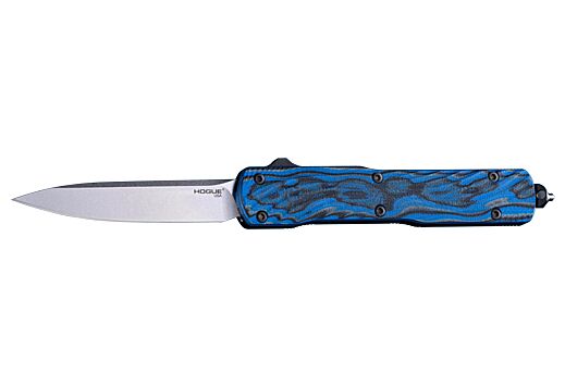 HOGUE COUNTERSTRIKE AUTO 3.35" OTF DROP POINT G10 COVER BLUE