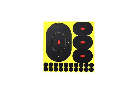 B/C TARGET SHOOT-N-C ASSORTED SILHOUTTE 9"-5 4.75"-15!