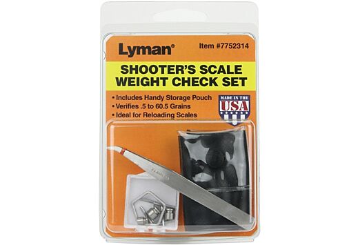 LYMAN SHOOTER'S SCALE WEIGHT CHECK SET