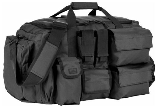 RED ROCK OPERATIONS DUFFLE BAG 7 EXTERNAL UTILITY POUCHES BLK