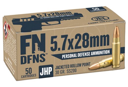 FN 5.7X28MM 30GR.JHP SS200 50RD 10BX/CS
