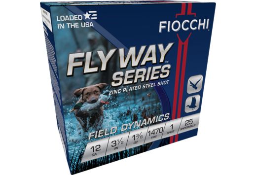 FIOCCHI FLYWAY 12GA 3.5" #1 1470FPS 1-3/8OZ 25RD 10BX/CS