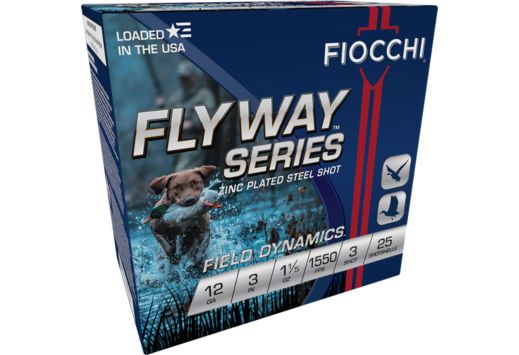 FIOCCHI FLYWAY 12GA 3" #3 1550FPS 1-1/5OZ 25RD 10BX/CS