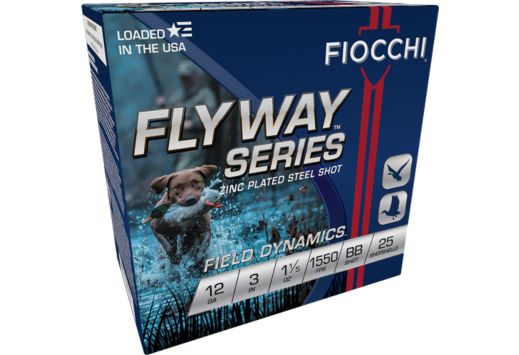 FIOCCHI FLYWAY 12GA 3" #BB 1550FPS 1-1/5OZ 25RD 10BX/CS