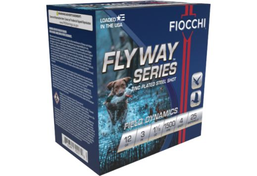 FIOCCHI FLYWAY 12GA 3" #4 1500FPS 1-1/8OZ 25RD 10BX/CS