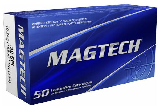MAGTECH 38 SPECIAL 158GR LRN 50RD 20BX/CS