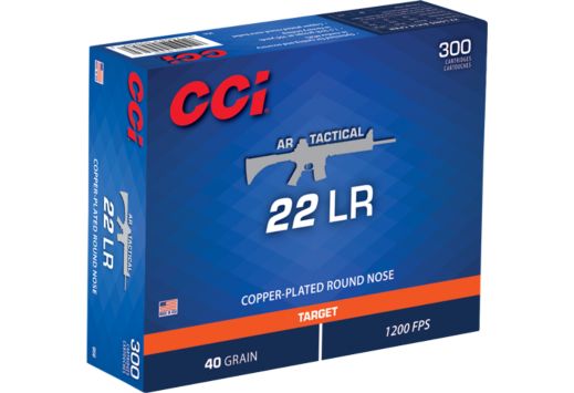 CCI TACTICAL 22 LR 1200FS 40GR CPRN 300RD 10BX/CS