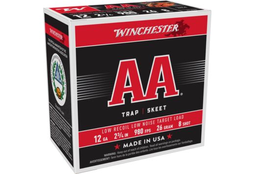 WINCHESTER AA 12GA 7/8OZ #8 980FPS 250RD CASE LOT