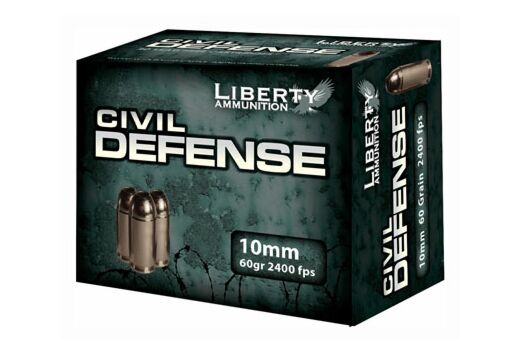 LIBERTY CIVIL DEFENSE 10MM AUTO 60GR HP 20RD 50BX/CS