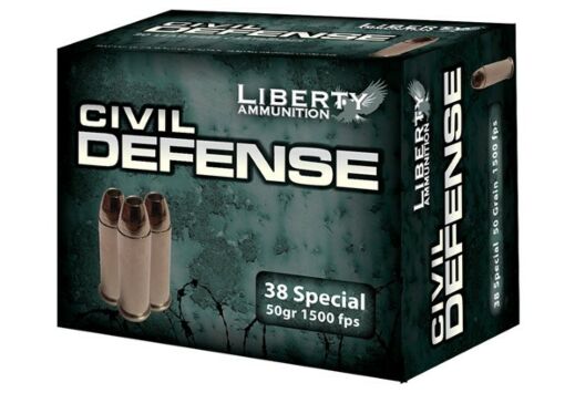 LIBERTY CIVIL DEFENSE 38SPCL 50GR HP 20RD 50BX/CS