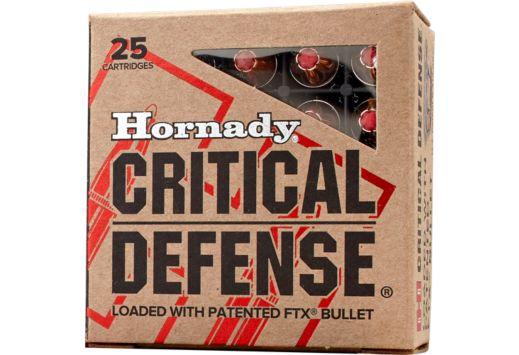 HORNADY CRITICAL DEFENSE  .327 FEDERAL 80GR FTX 25RD 10BX/CS