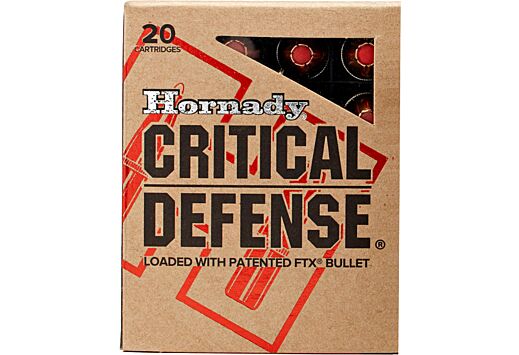 HORNADY CRITICAL DEFENSE .44 SPECIAL 165GR FTX 20RD 10BX/CS