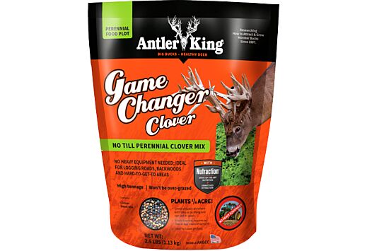 ANTLER KING GAME CHANGER CLOVER 2.5# PERENIAL 1/4 ACRE