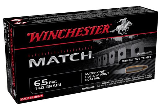 WINCHESTER MATCH 6.5PRC 140GR BTHP 20RD 10BX/CS