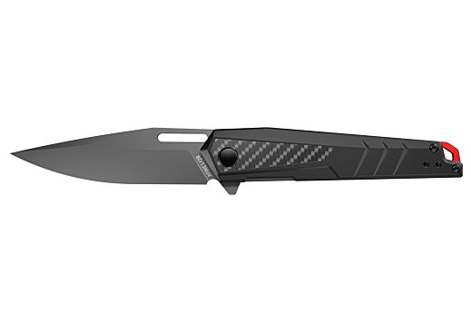 REAL AVID RAV-5 KNIFE ASSISTED FOLDING 3.4" BLD BLACK ALUM.