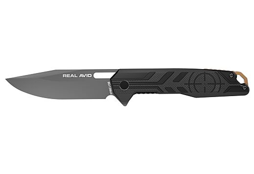 REAL AVID RAV-6 KNIFE ASSISTED FOLDING 3.25" BLADE GRAY ALUM.