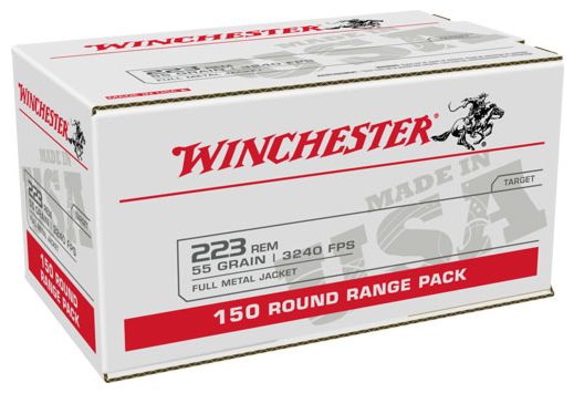 WINCHESTER USA 223 55GR FMJ 600RD CASE LOT