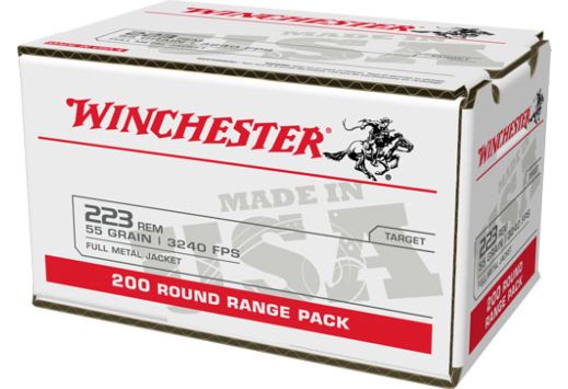 WINCHESTER USA 223 55GR FMJ 800RD CASE LOT