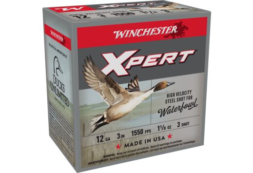 WINCHESTER XPERT 12GA 3" 1550F STEEL 1-1/8OZ #3 25RD 10BX/CS