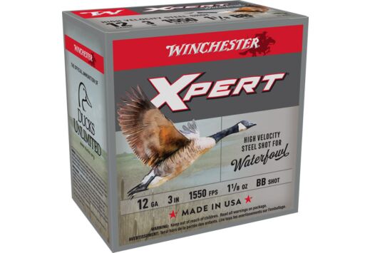 WINCHESTER XPERT 12GA 3" 1550F STEEL BB 1-1/8OZ 25RD 10BX/CS