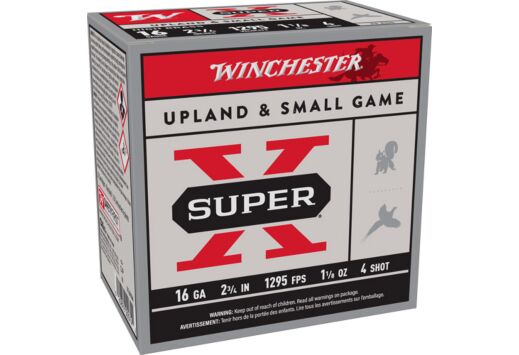 WINCHESTER SUPER-X 16GA 2.75" 1295FPS 1-1/8OZ 4 25RD 10BX/CS