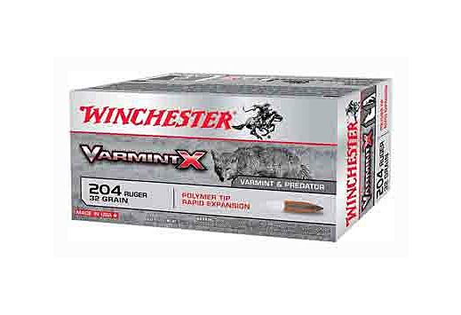 WINCHESTER VARMINT-X 204 RUGER 32GR POLYMER TIP 20RD 10BX/CS