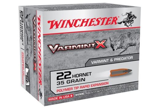WINCHESTER VARMIT-X 22 HORNET 35GR VARMINTER-X 20RD 10BX/CS
